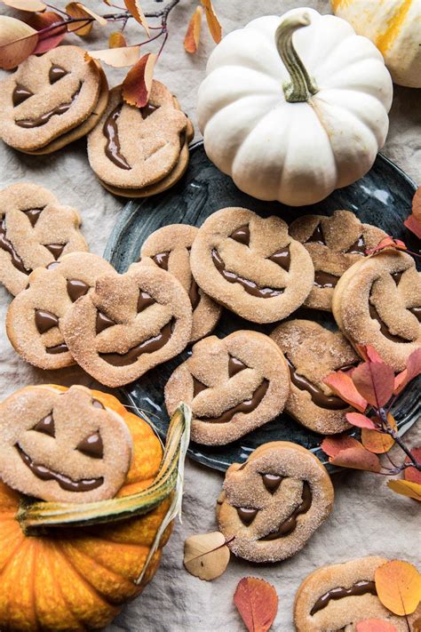 Milk Chocolate Stuffed Jack O Lantern Cookies Recipe Cart