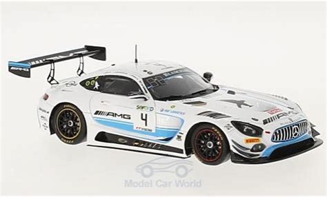 Miniature Mercedes AMG GT 1 43 Spark 3 No 4 Black Falcon 24h Spa 2017 L