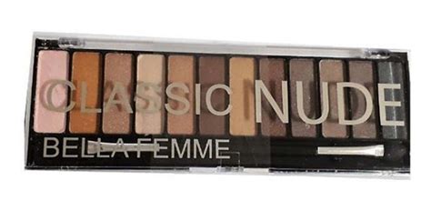 Paleta De Sombras Nude 12 Cores Bellafemme MercadoLivre