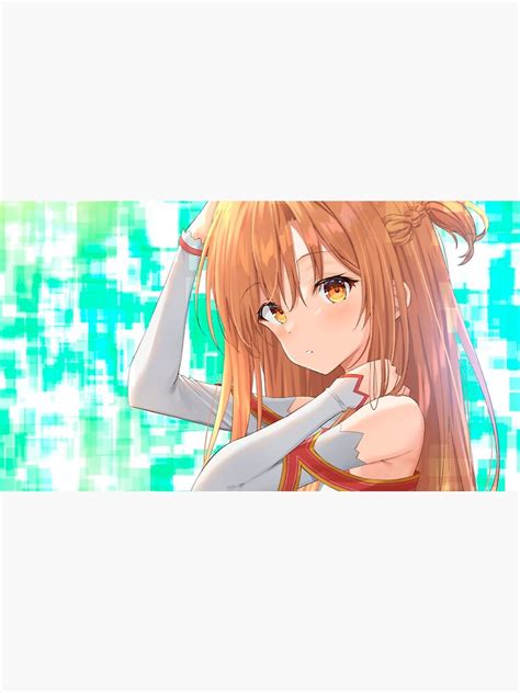 Hot Asuna Yuuki Zettai Ryouiki Tits Sword Art Online SAO Lewd Hentai Ecchi Anime Girl Cap
