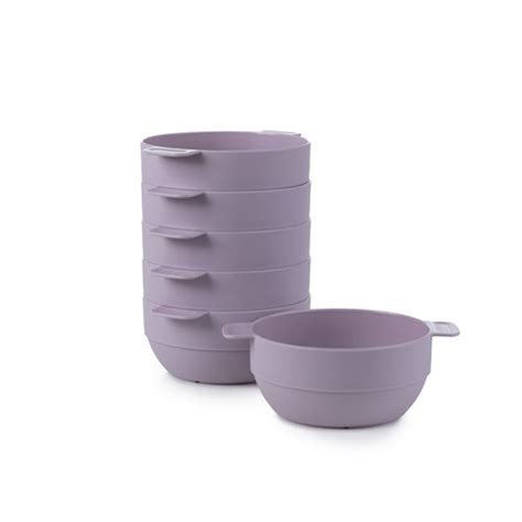 Amuse Unbreakable And Stackable Bowls 6 Pcs 169 Oz