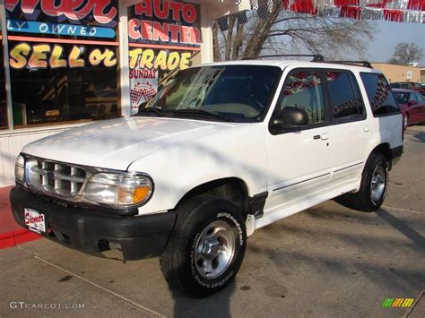 1999 Oxford White Ford Explorer Xlt 4x4 22274822 Photo 2 Car Color Galleries