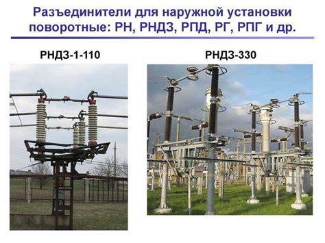 Высоковольтные разъединители: назначение, устройство, классификация ...
