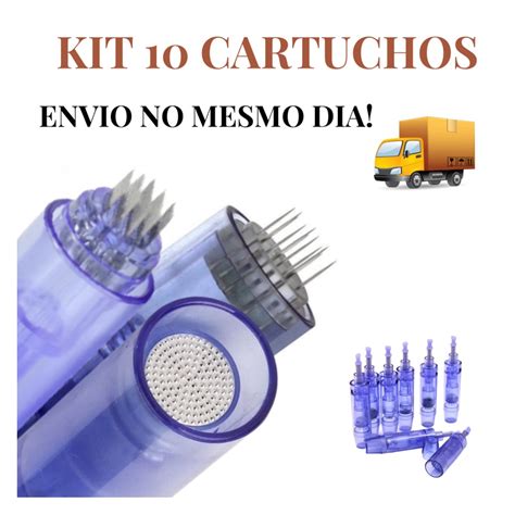 Kit Cartuchos Dermapen Microagulhamento Para Caneta Dermapen