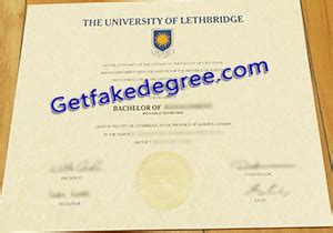 Fake University Of Lethbridge Diploma Fake Degree Buy Fake High