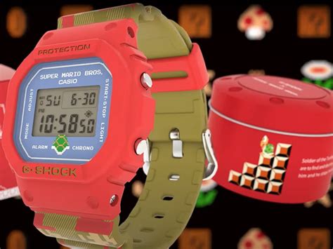 Edycja Specjalna G SHOCK Super Mario Bros DW 5600SMB 4ER Z Okazji 40