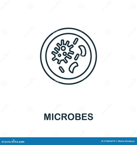 Microbes Icon Simple Element From Hygiene Collection Creative