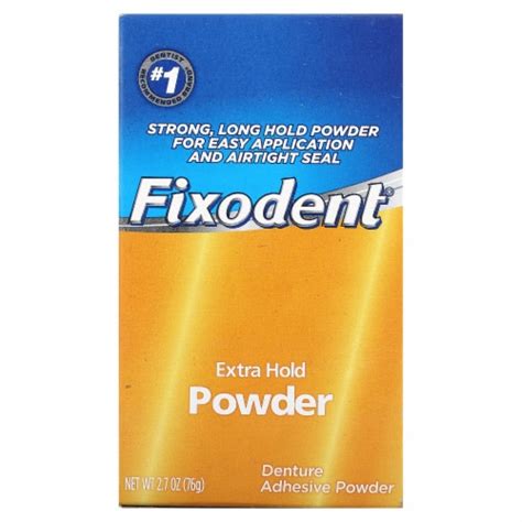 Fixodent Denture Adhesive Powder 2.7z, 2.7 oz - King Soopers