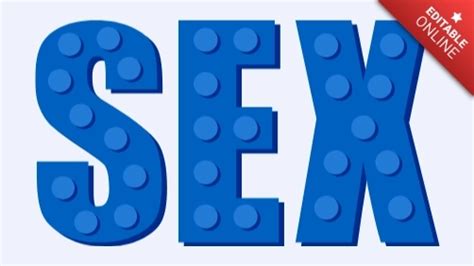 Sex Police Lego Bleue Générateur Deffet De Texte