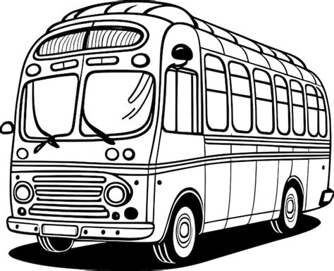 Premium Vector | Bus clipart vector