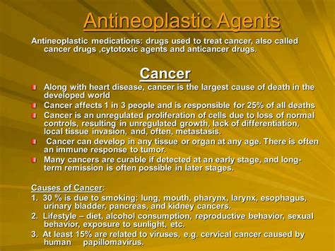 Ppt Antineoplastic Agents Powerpoint Presentation Free Download Id 349093