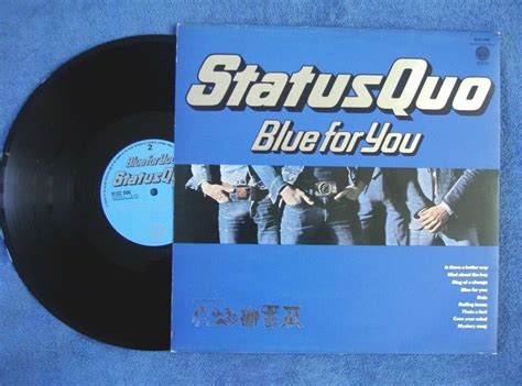 STATUS QUO BLUE FOR YOU GATEFOLD LP 1976 VERTIGO EBay