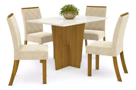 Mesa de living comedor rectangular estilo Moderno Bci Móveis SE110 507