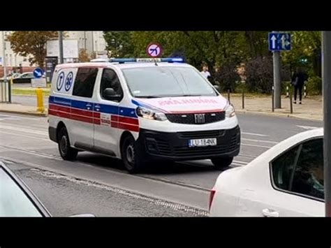 Alarmowo Ambulans T Fiat Scudo Mprojekt Transport Medyczny