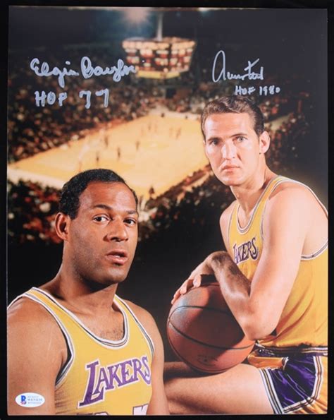 Lot Detail 1960 1972 Elgin Baylor And Jerry West Los Angeles Lakers