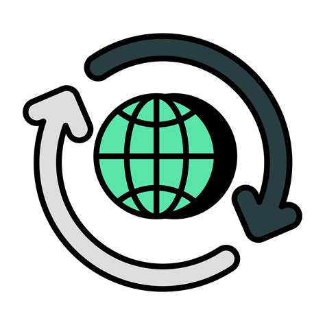 A creative design icon of global update 23648196 Vector Art at Vecteezy