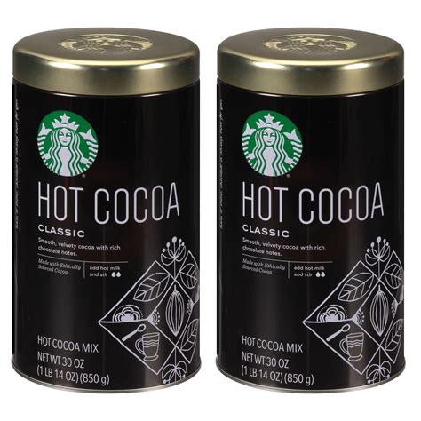 Amazon Starbucks Classic Hot Cocoa Mix 30 Ounce 1 87 Lbs Tin