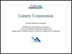 Lottery Corporation Records Retention Schedule Prepared By The State