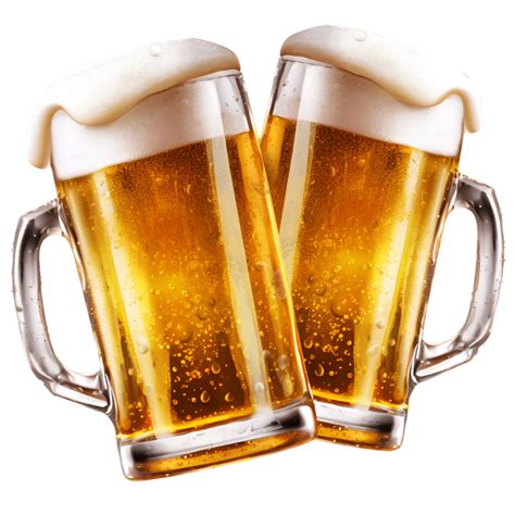 Cerveza Bebida Vaso Clipart Ai Generado Png