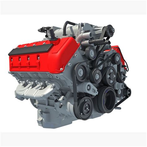 V8 Engine Modelo 3D - Descargar Motor on 3DModels.org