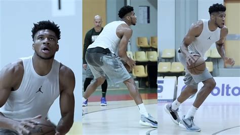 Giannis Antetokounmpo Workout During The Nba Offseason Youtube