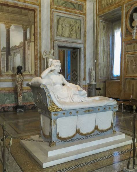 Borghese Gallery Canovas Venus Victorious Sculpture Editorial Stock