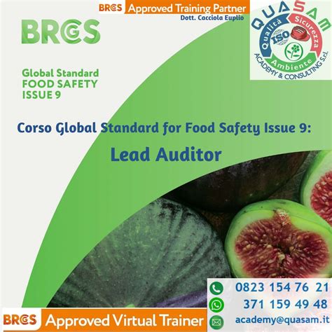 3 7 Luglio 2023 Global Standard For Food Safety Issue 9 Lead Auditor