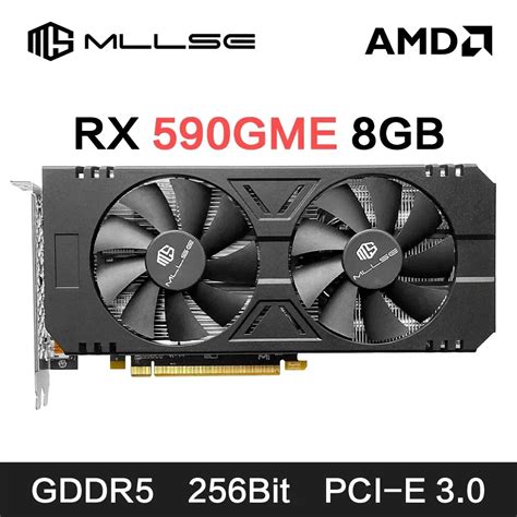 Mllse Amd Rx 590 Gme 8gb Grafikkarte Gddr5 256bit Pci E 3 0 16 6pin