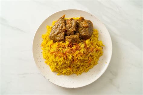 Beef Biryani or Curried Rice and Beef - Thai-Muslim Version of Indian ...