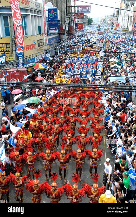 Philippines Panay Iloilo Dinagyang Festival Stock Photo Alamy