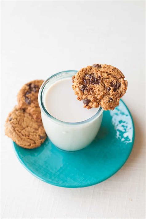 Chocolate Chip Almond Butter Cookies Wholefully