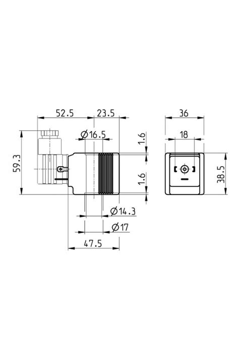 B9b Solenoide 36x36 24vca