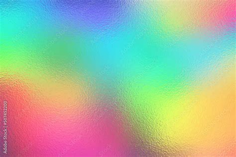 Colorful Vivid Iridescent Holographic Rainbow Foil Shiny Glossy