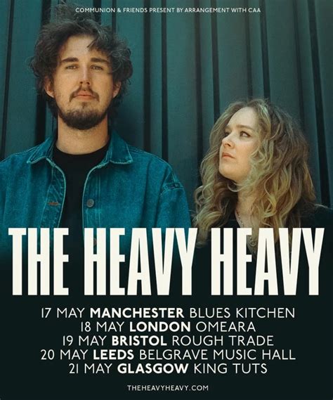 The Heavy Heavy - 2023 UK Tour - 19 May 2023 - Rough Trade Bristol ...