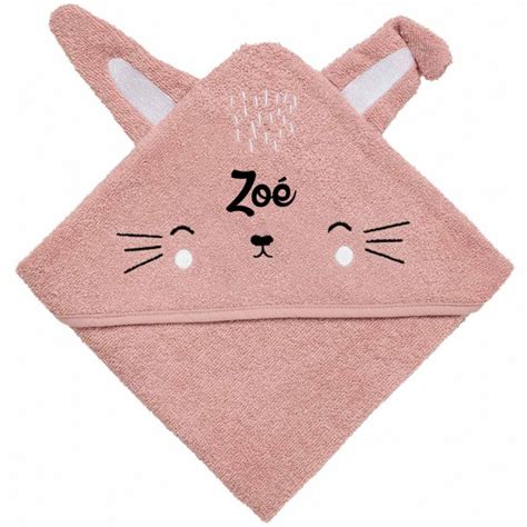 Cape De Bain B B Personnalis E Lapin Rose