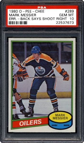 1980 O Pee Chee Mark Messier Psa Cardfacts®