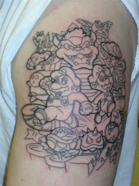 mario tattoo unfinished by McMillen on DeviantArt