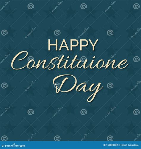 United States Constitution Day Stock Illustration Illustration Of