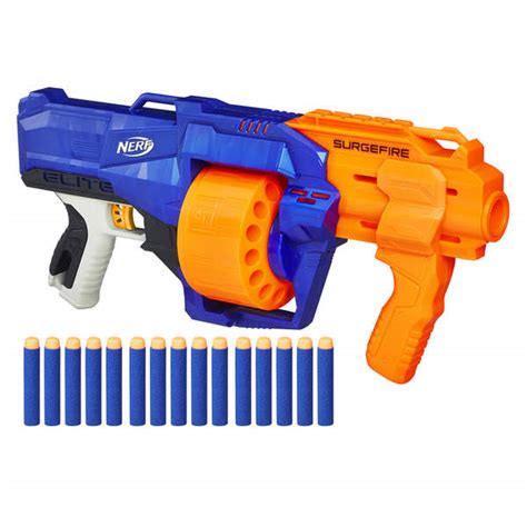 Pistolet Nerf Elite Surgefire Nerf : King Jouet, Nerf et jeux de tirs Nerf