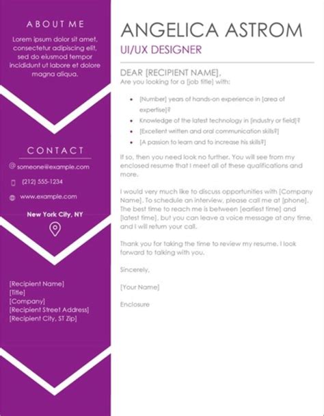 Cover Letter Template Free Download Word