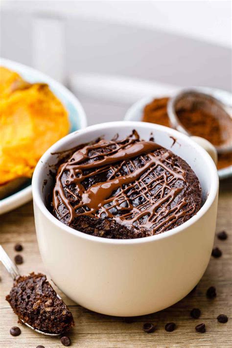 Double Chocolate Sweet Potato Brownies In A Mug Best Paleo