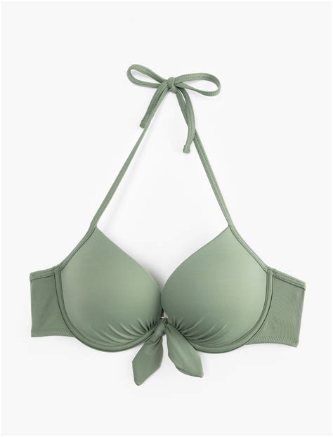 Ye Il Kad N Fiyonk Detayl Dolgulu Destekli Push Up Bikini St Sak Mm Koton