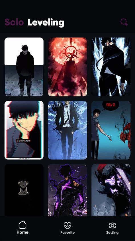 Solo Leveling Anime Wallpaper APK for Android Download