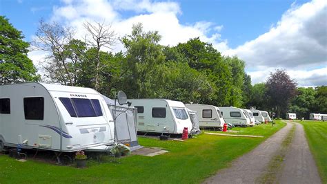 Caravan And Camping Pitches Glen Trothy Caravan And Camping Park Monmouth