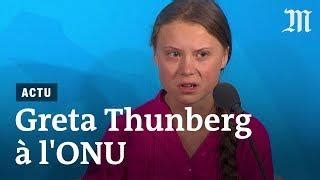 Le discours de Greta Thunberg à l ONU My Mooc