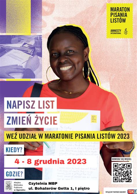 Maraton Pisania Listów 2023 Zgorzelec Oficjalny Serwis Miasta