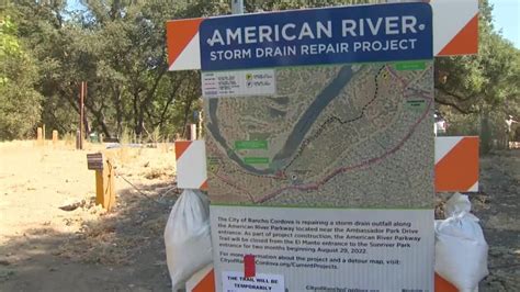 American River Parkway Trail Closure In Rancho Cordova Due To