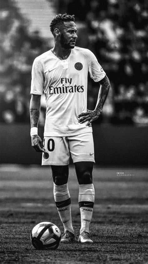 Neymar Black And White Wallpapers - Wallpaper Cave