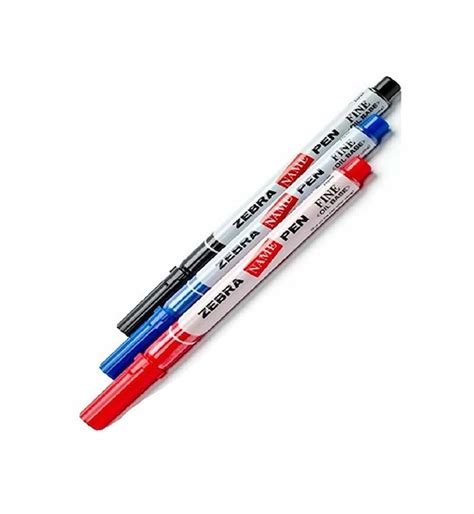 Zebra Permanent Marker Pen Fine Tip 3pcset Online At Best Price In