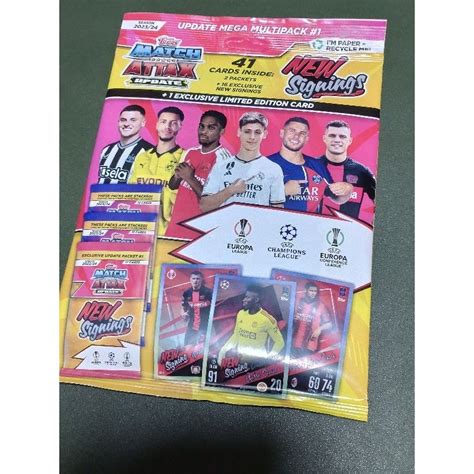 Match Attax 23/24 Update Pack #1 New Signings | Shopee Singapore